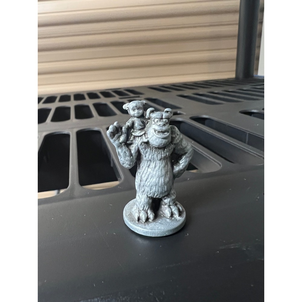 Disney Monsters Inc Sulley Boo Figurine UniGray Pewter Style monopoly‎
